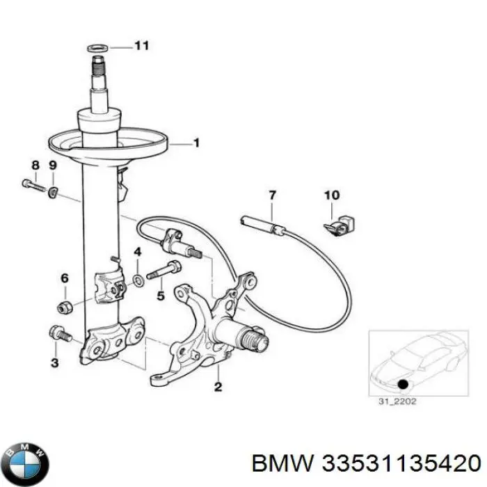 33531135420 BMW 