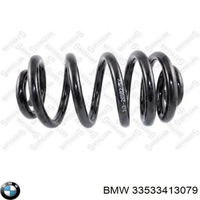 33533413079 BMW muelle de suspensión eje trasero