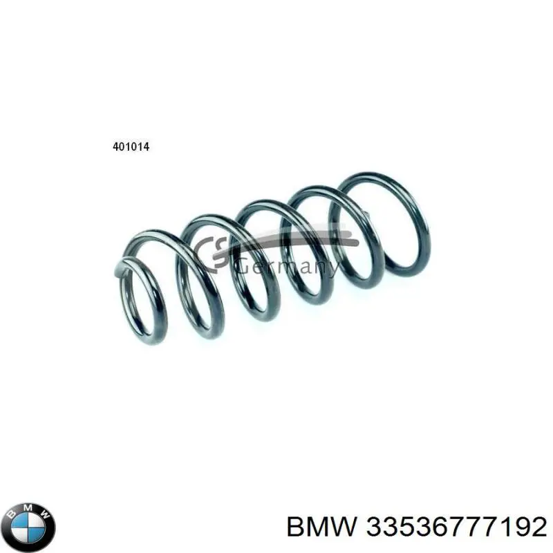 33536777198 BMW muelle de suspensión eje trasero