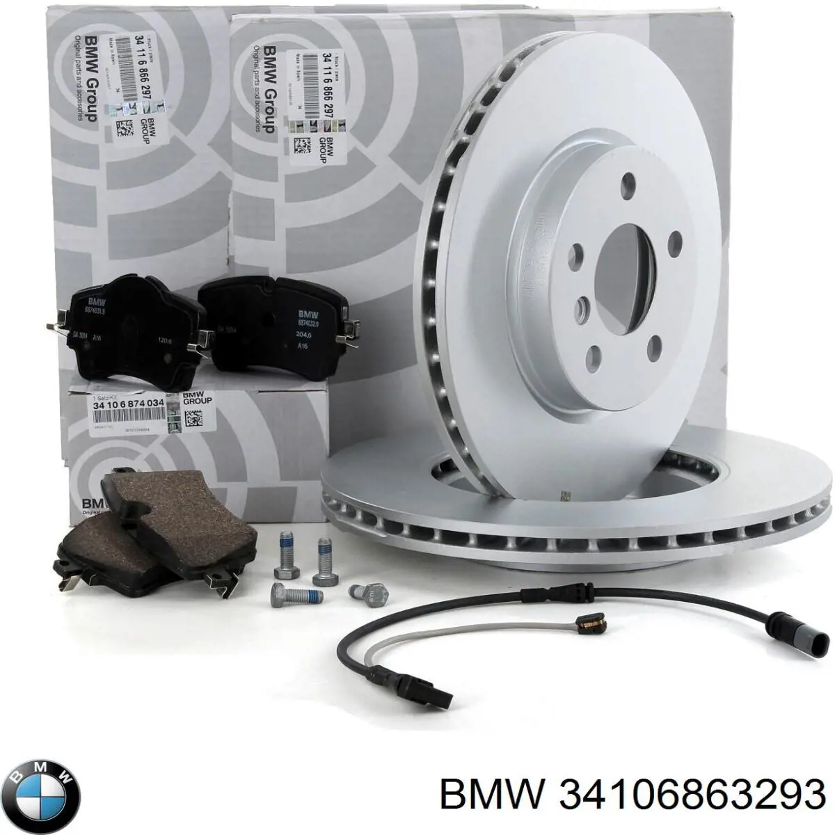 34106863293 BMW pastillas de freno delanteras