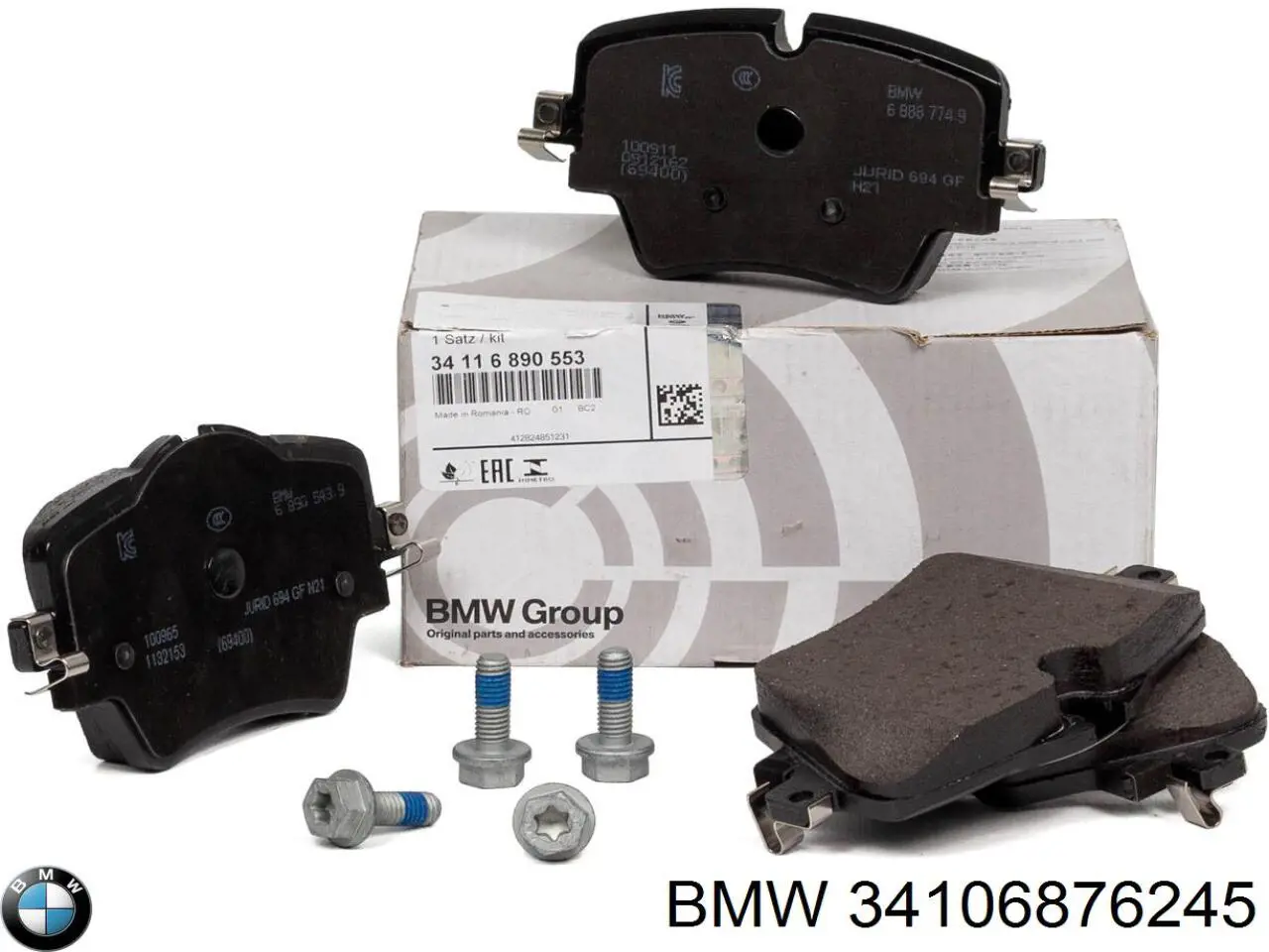 34106876245 BMW pastillas de freno delanteras