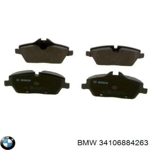 34106884263 BMW pastillas de freno delanteras