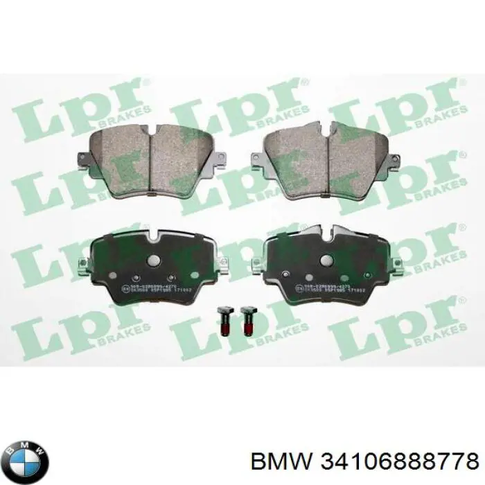 34106888778 BMW pastillas de freno delanteras