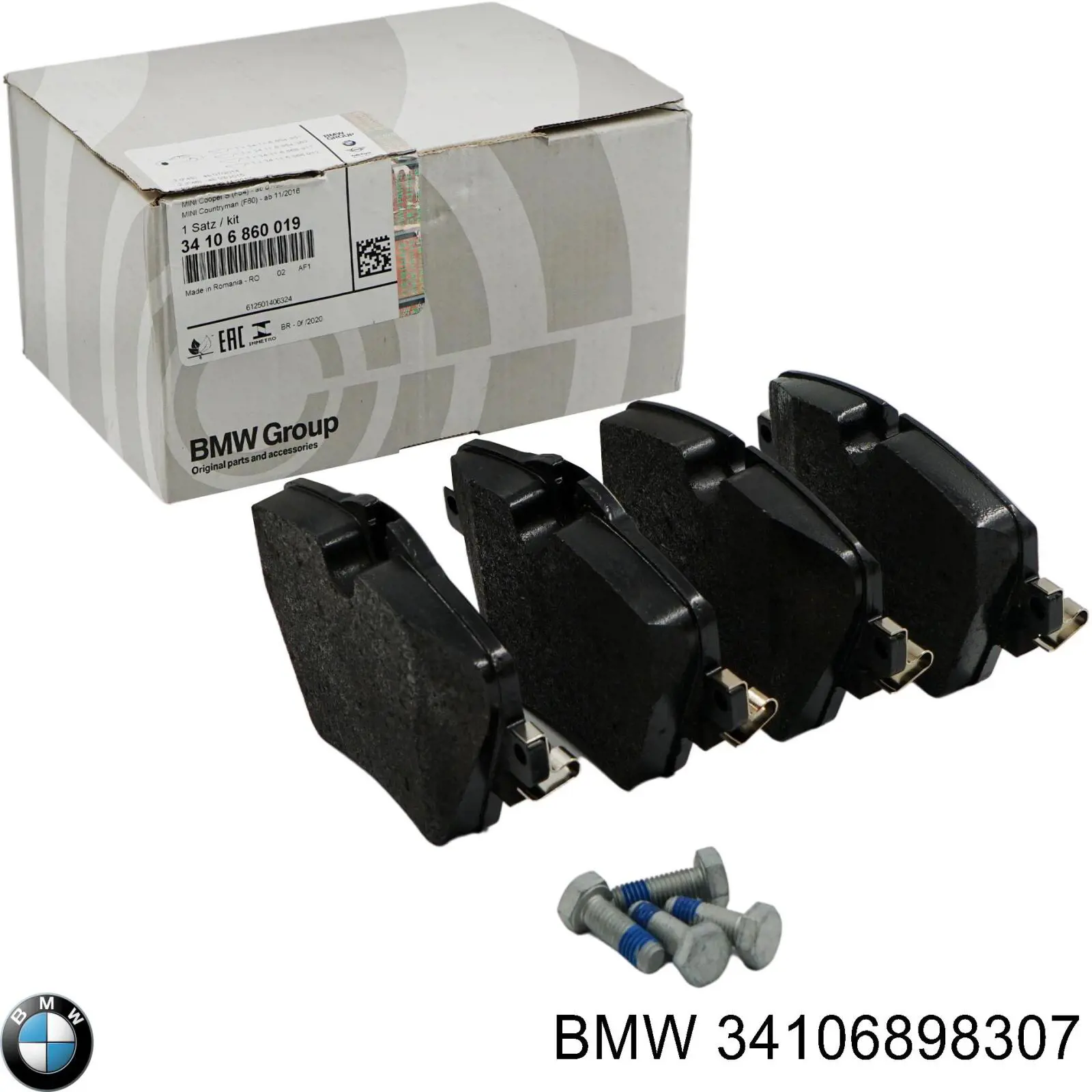 34106898307 BMW pastillas de freno delanteras