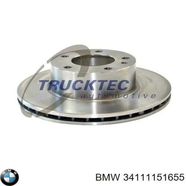 34111151655 BMW freno de disco delantero