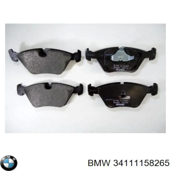 34111158265 BMW pastillas de freno delanteras