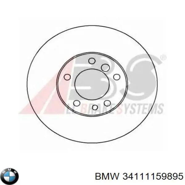 34111159895 BMW freno de disco delantero