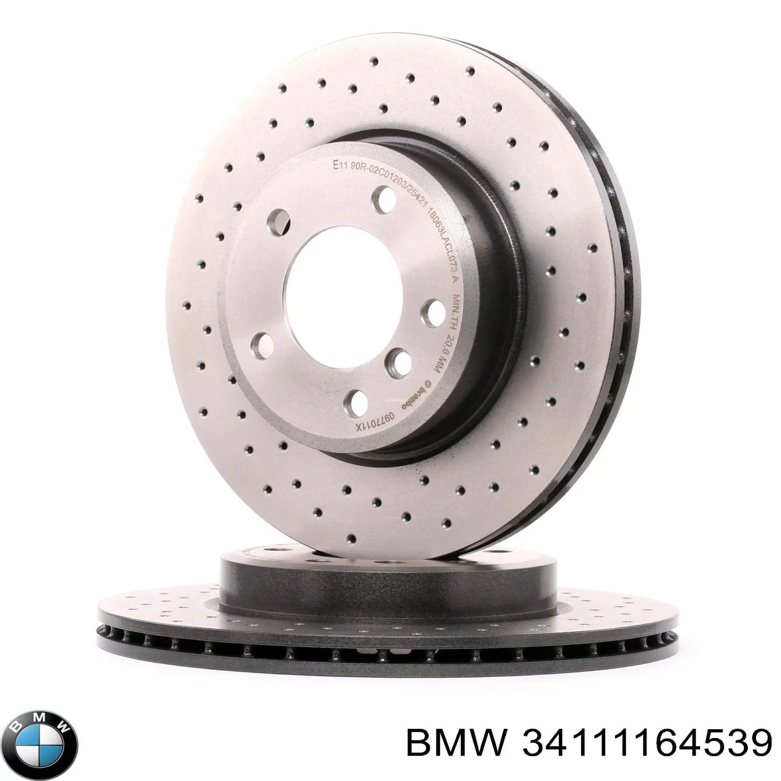 34111164539 BMW freno de disco delantero