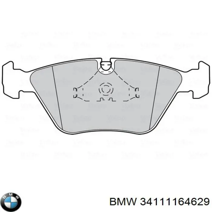 34111164629 BMW pastillas de freno delanteras