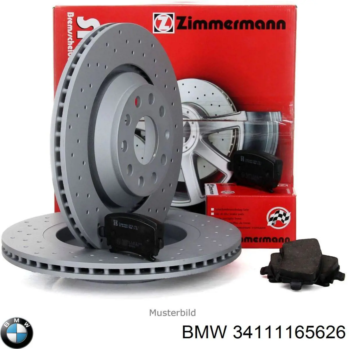 34111165626 BMW pastillas de freno delanteras