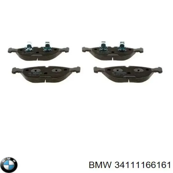 34111166161 BMW pastillas de freno delanteras