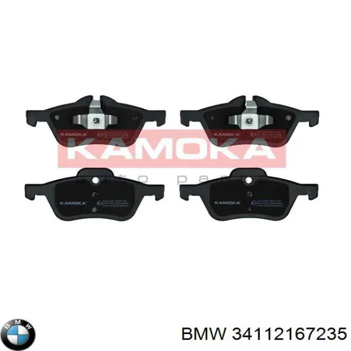 34112167235 BMW pastillas de freno delanteras