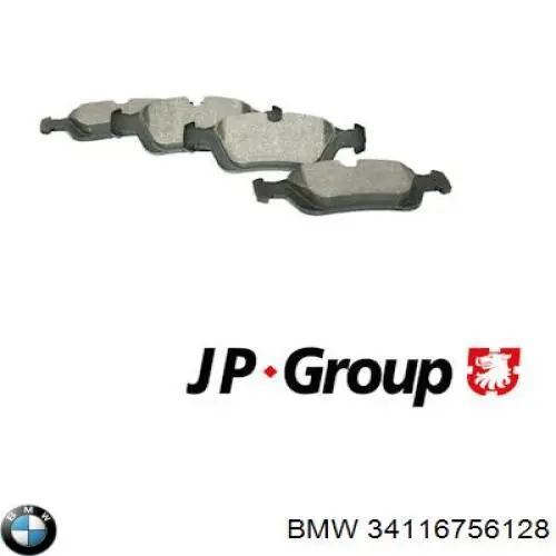 34116756128 BMW pastillas de freno delanteras