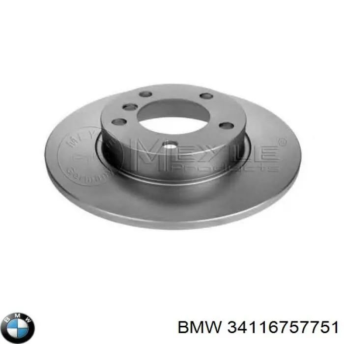 34116757751 BMW freno de disco delantero