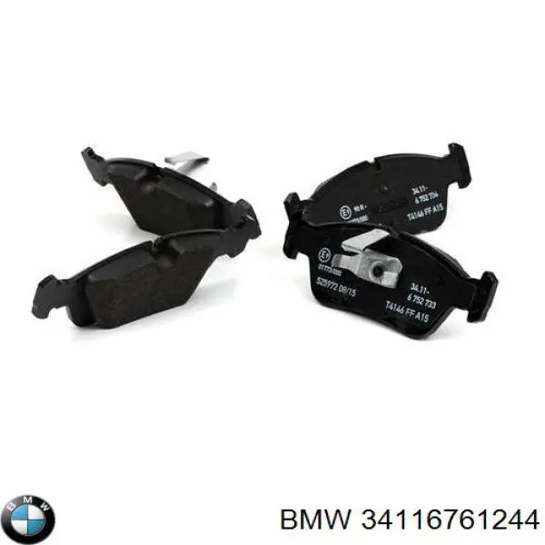 34116761244 BMW pastillas de freno delanteras