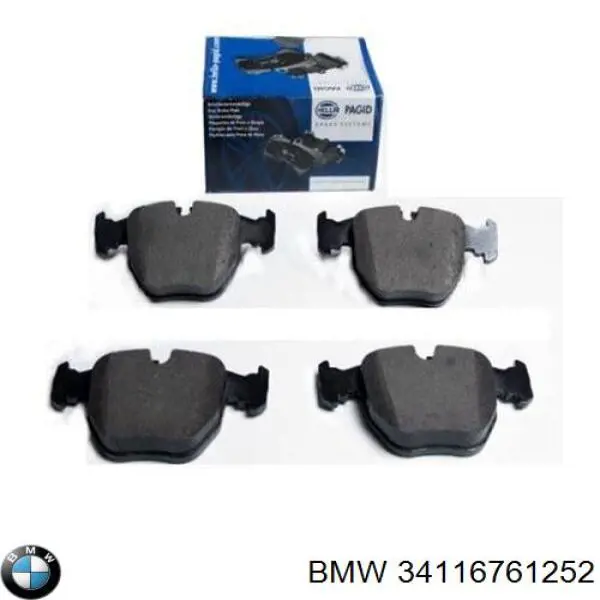 34116761252 BMW pastillas de freno delanteras