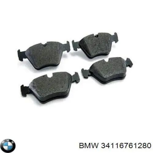 34116761280 BMW pastillas de freno delanteras