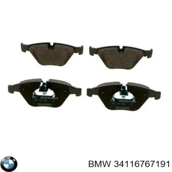 34116767191 BMW pastillas de freno delanteras