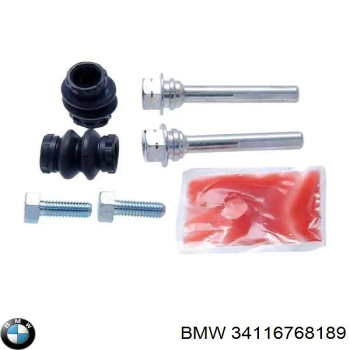 34116768189 BMW juego de reparación, pinza de freno trasero