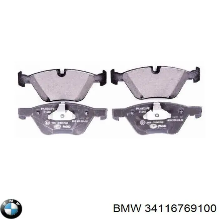 34116769100 BMW pastillas de freno delanteras