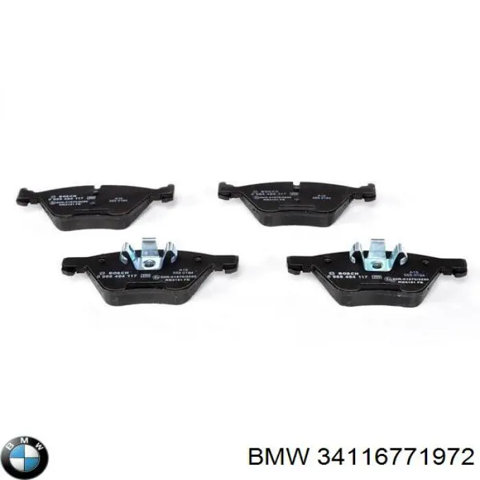 34116771972 BMW pastillas de freno delanteras