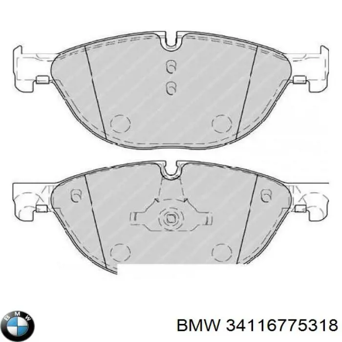 34116775318 BMW pastillas de freno delanteras