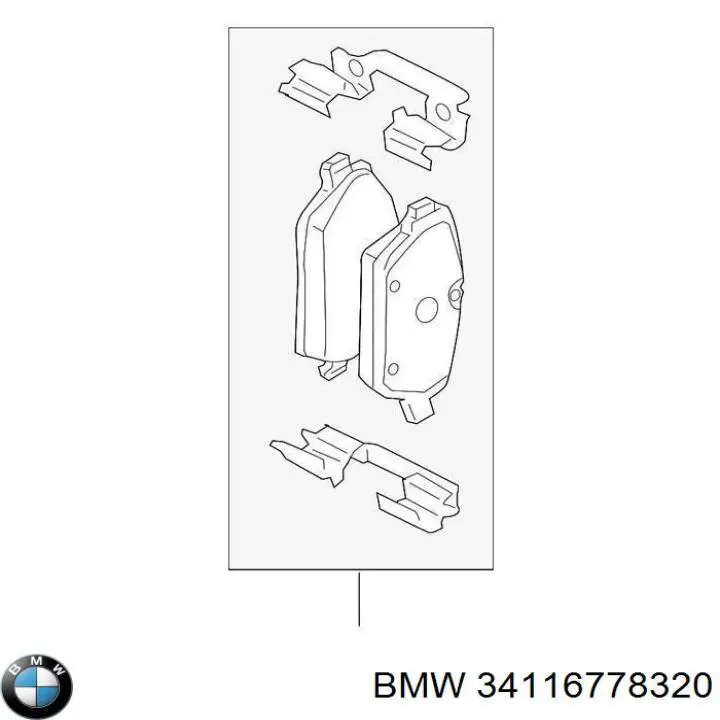 34116778320 BMW pastillas de freno delanteras