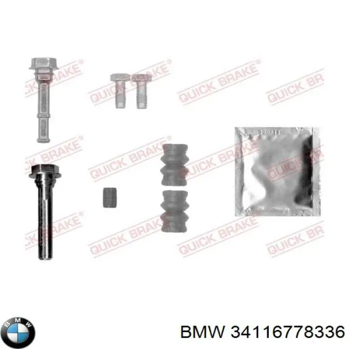 34116778336 BMW pinza de freno delantera derecha