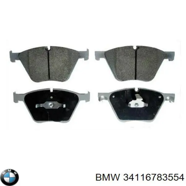 34116783554 BMW pastillas de freno delanteras