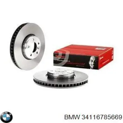 34116785669 BMW freno de disco delantero