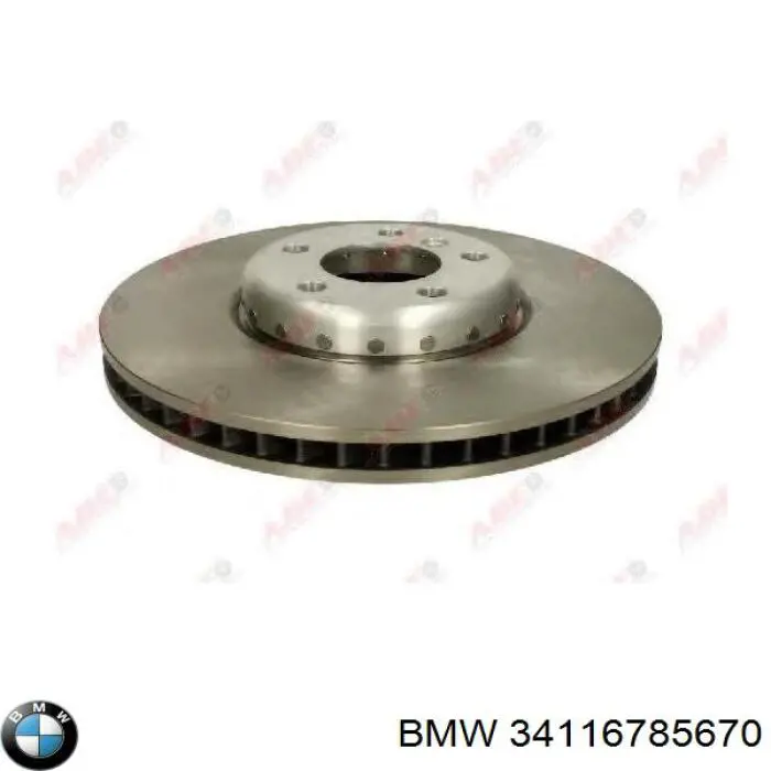 34116785670 BMW freno de disco delantero