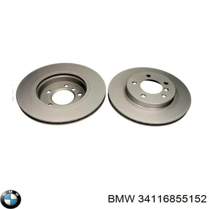 34116855152 BMW freno de disco delantero