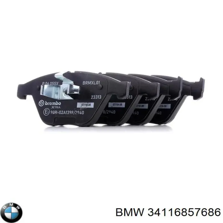 34116857686 BMW pastillas de freno delanteras