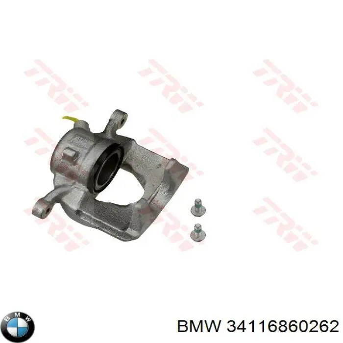 34116860262 BMW pinza de freno trasero derecho