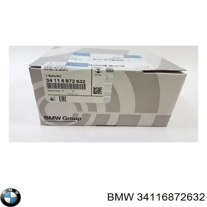 34116872632 BMW pastillas de freno delanteras