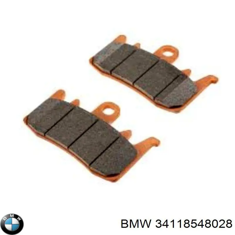 34118548028 BMW pastillas de freno delanteras