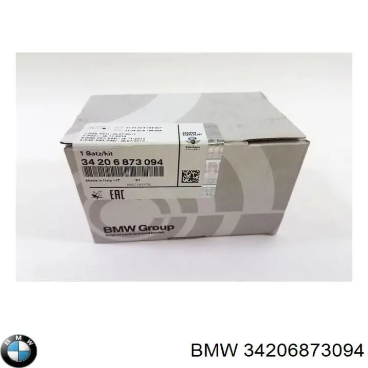 34206873094 BMW pastillas de freno traseras