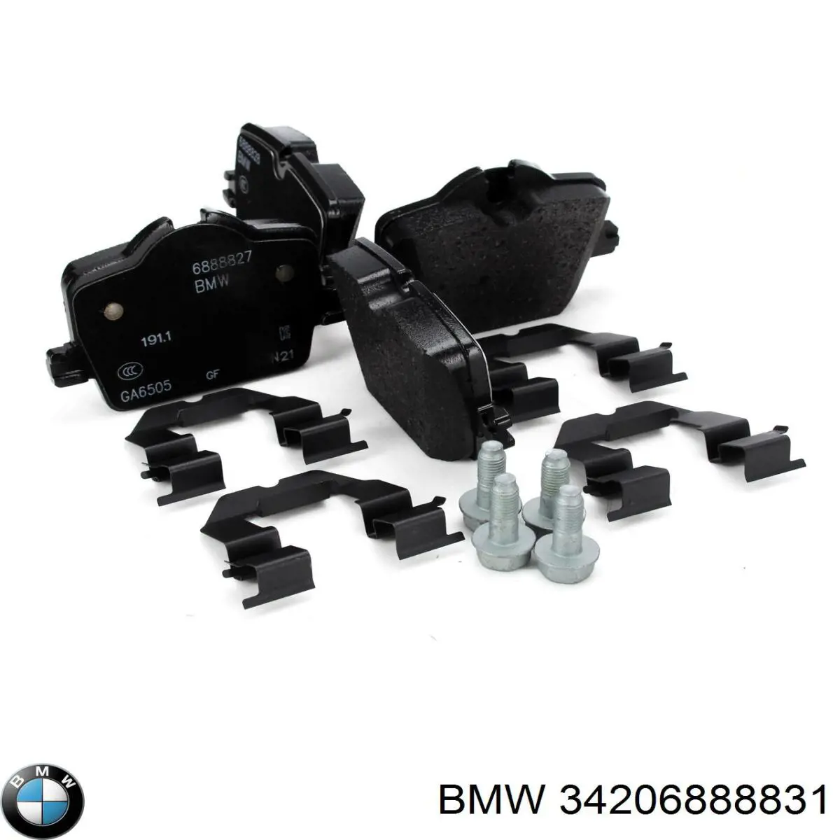 34206888831 BMW pastillas de freno traseras