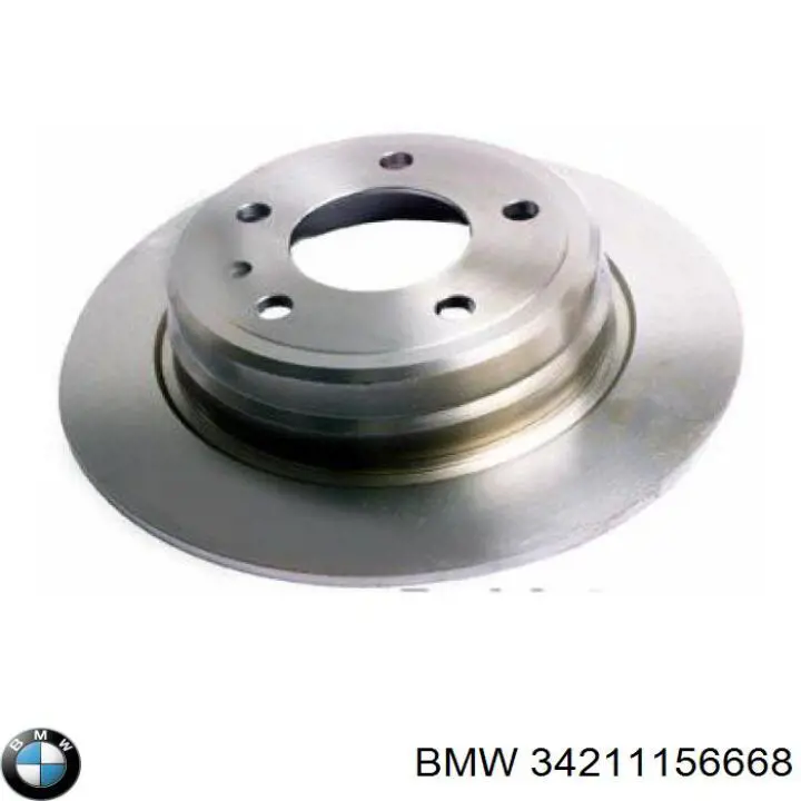 34211156668 BMW disco de freno trasero