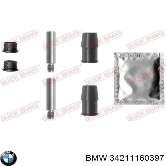 34211160397 BMW pinza de freno trasera izquierda