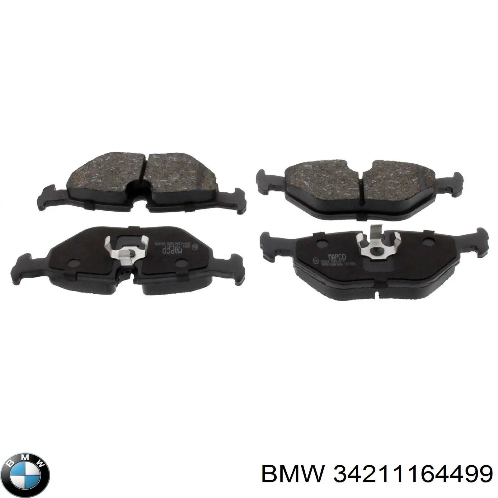 34211164499 BMW pastillas de freno traseras