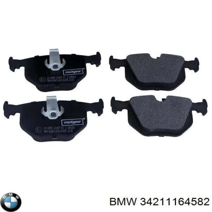 34211164582 BMW pastillas de freno traseras