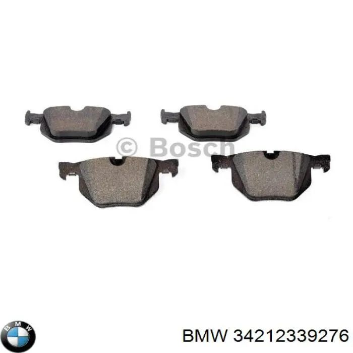 34212339276 BMW pastillas de freno traseras