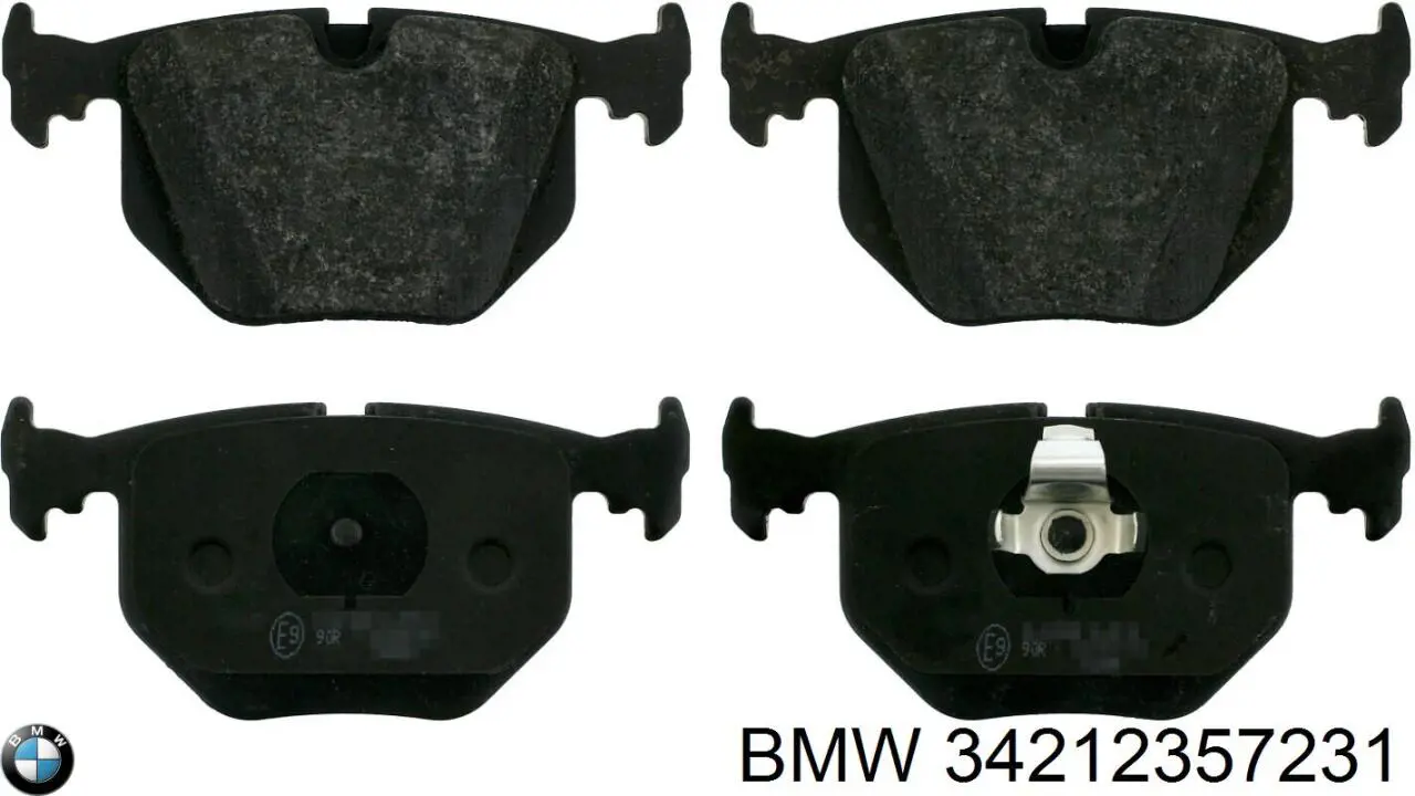 34212357231 BMW pastillas de freno traseras