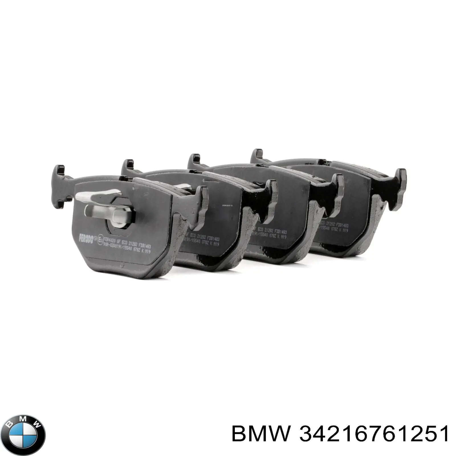 34216761251 BMW pastillas de freno traseras