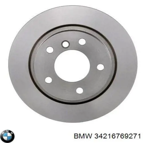 34216769271 BMW disco de freno trasero