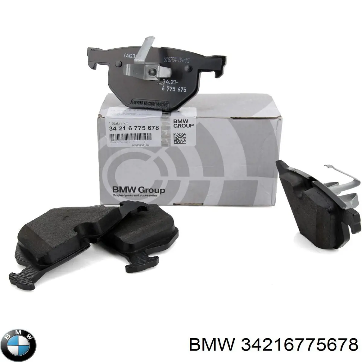 34216775678 BMW pastillas de freno traseras