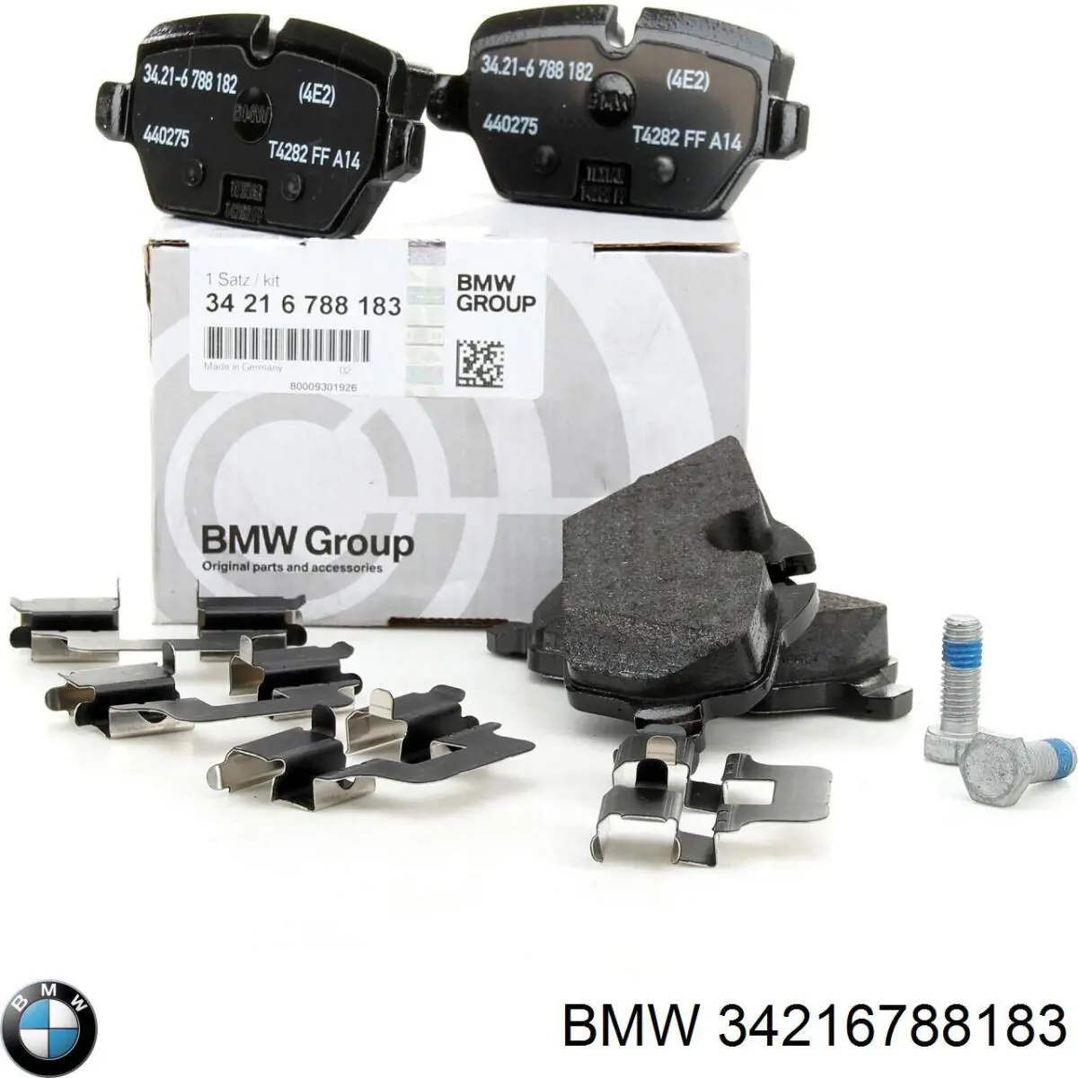 34216788183 BMW pastillas de freno traseras