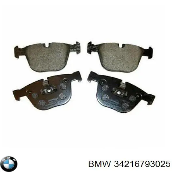 34216793025 BMW pastillas de freno traseras