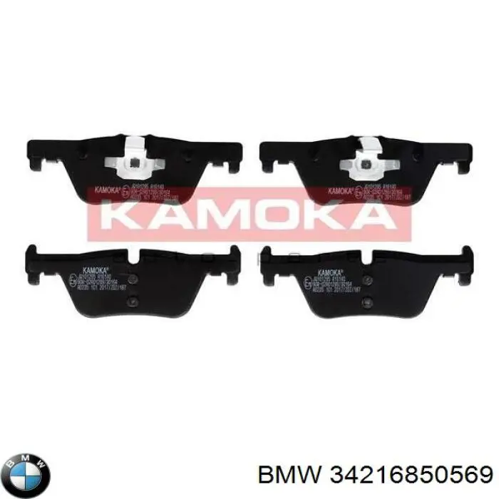 34216850569 BMW pastillas de freno traseras